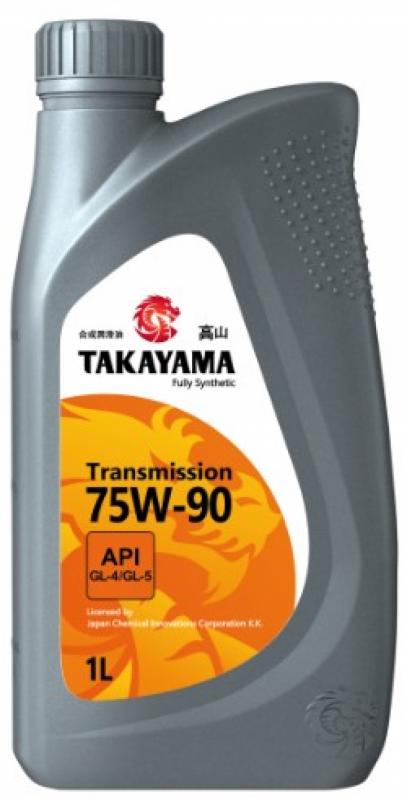 TAKAYAMA SAE 75W-90 API GL-4 GL-5 1л.