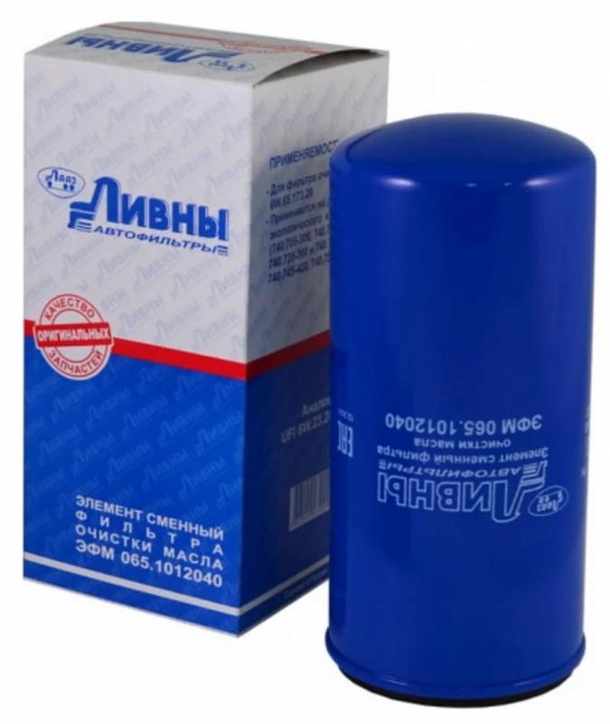 Элемент фильтрующий очистки масла  Ливны 065-1012040