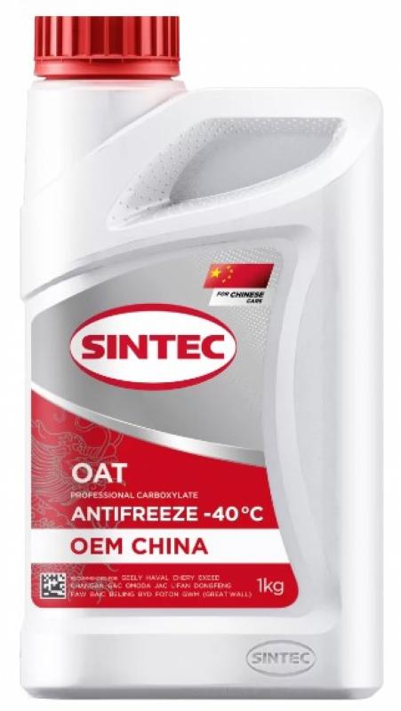 Sintec Antifreeze OEM China OAT red -40 1л.