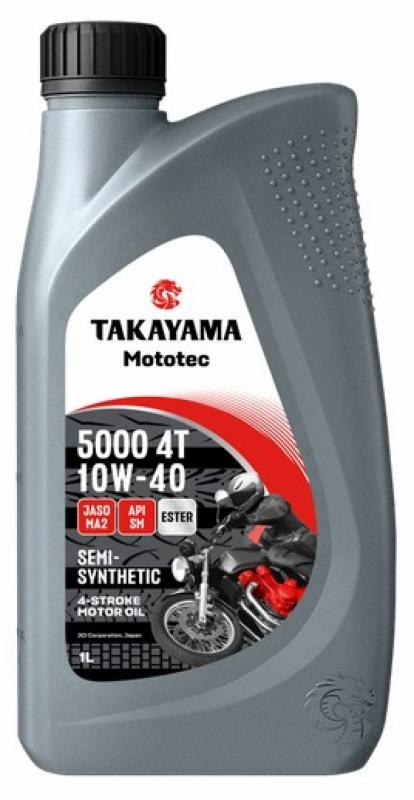 TAKAYAMA Mototec 5000 4T SAE 10W-40 API SM JASO MA-2 1л.