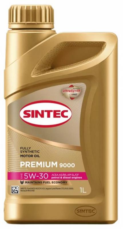 Sintec Premium 9000 SAE 5W-30 ACEA A5/B5 API SL/CF 1л.