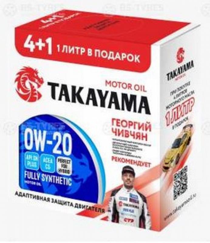 Takayama PAOtec 0W-20 C5 SN plus 4+1л. (Акция)