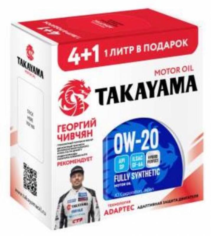 TAKAYAMA PAOtec SAE 0W-20 ILSAC GF-6A API SP 4+1л. (Акция)