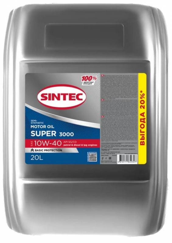 SINTEC SUPER 3000 10W-40 20л.