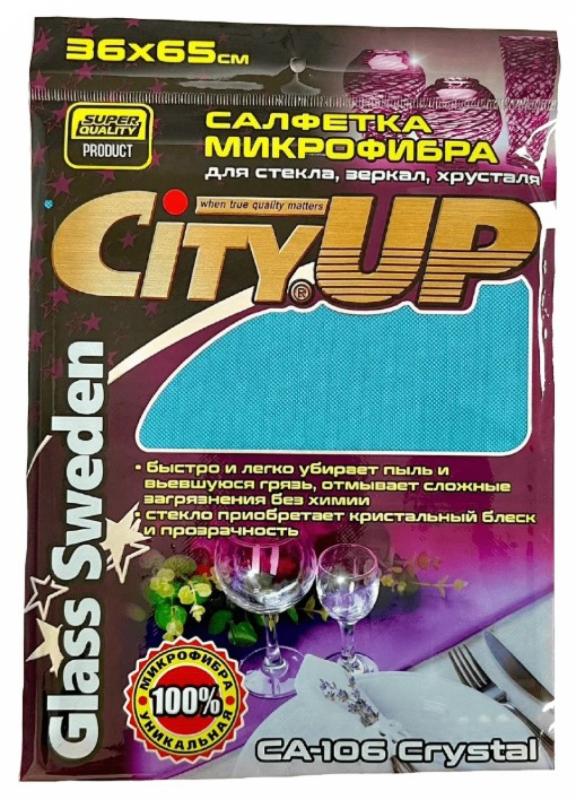 City Up CA-106 CRYSTAL Салфетка микр.65x36, 250 г/см3