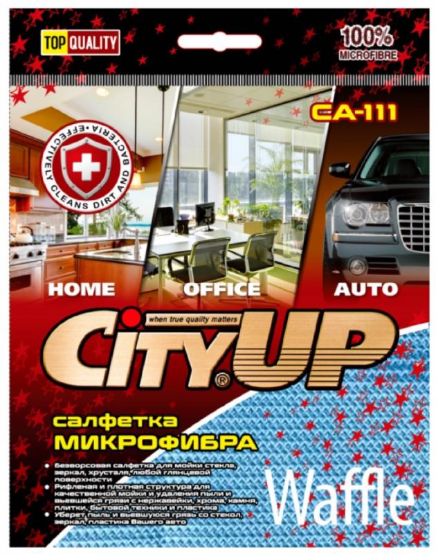 City Up CA-111 Салфетка микрофибра Waffle, 35*40