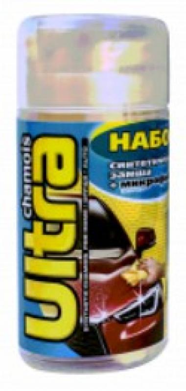 City Up CU-211G Набор салфеток в тубусе (замша+стекло)