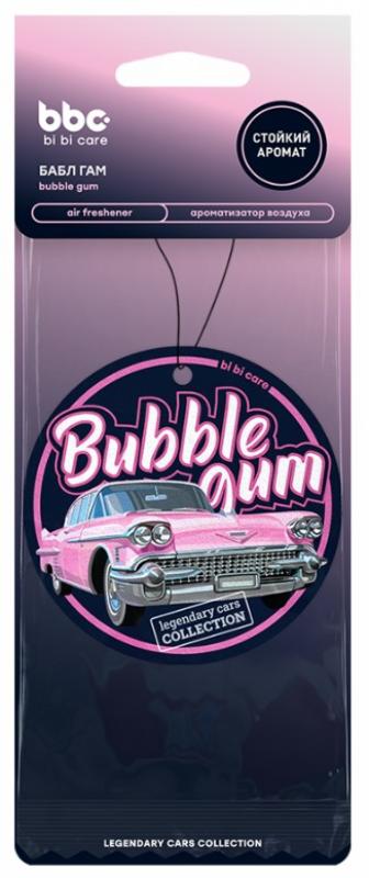 4451 bi bi care Ароматизатор картонный Бабл Гам