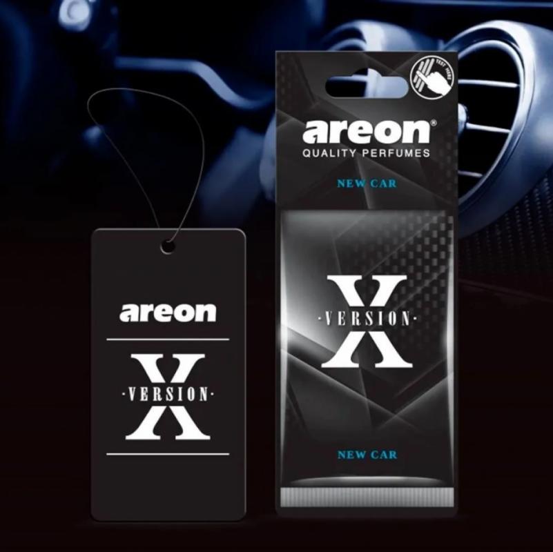 Ароматизатор подвесной бумажный Areon X-VER NEW CAR (Новая машина)