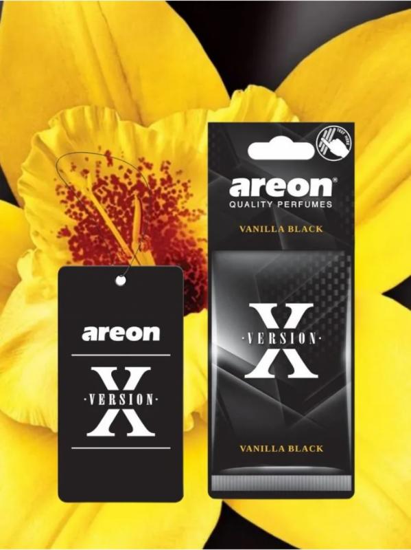 Ароматизатор подвесной бумажный Areon X-VER VANILLA BLACK