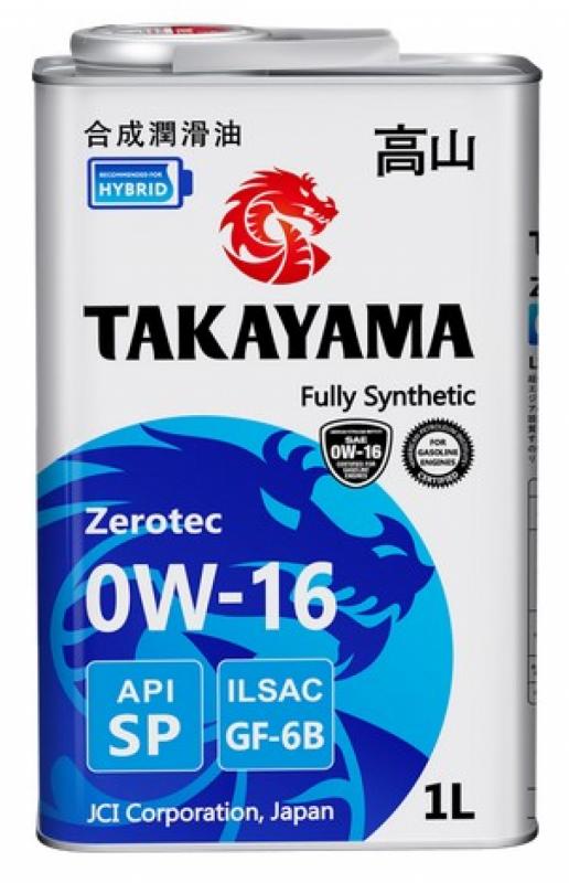 TAKAYAMA Zerotec SAE 0W-16 ILSAC GF-6B API SP 1л.