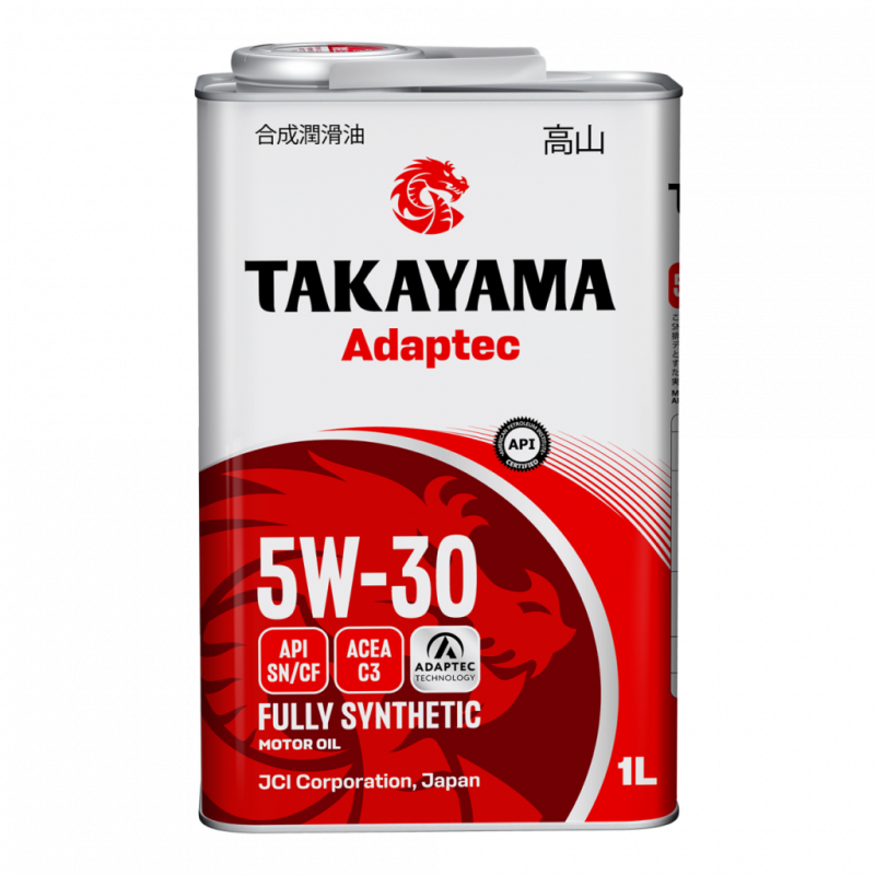 TAKAYAMA Adaptec SAE 5W-30 API SN/СF С3 1л.