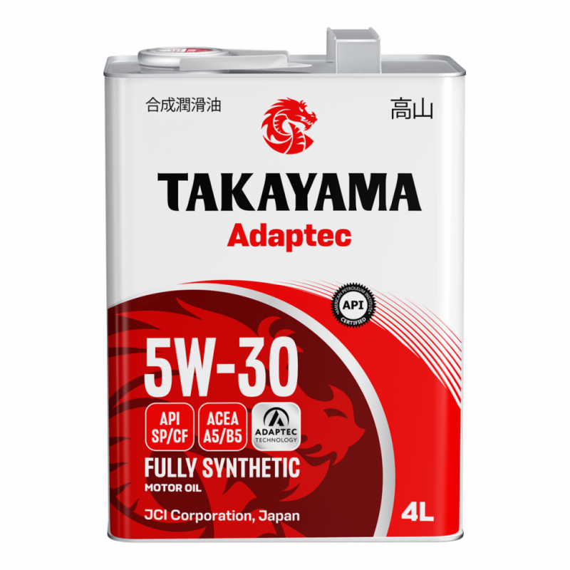 Takayama Adaptec SAE 5W-30 ACEA A5/B5 API SP/CF 4л.