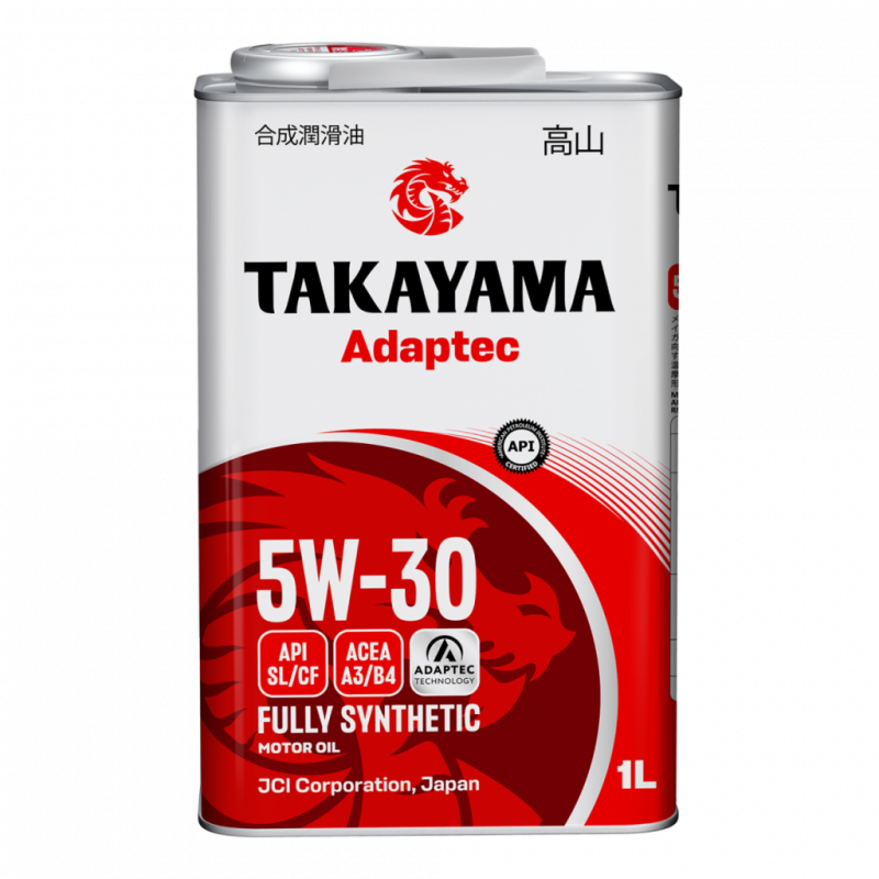 TAKAYAMA Adaptec SAE 5W-30 ACEA A3/B4 API SL/CF 1л.