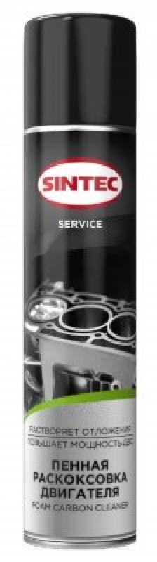 Sintec Пенная раскоксовка двигателя Foam Carbon Cleaner 400мл (аэрозоль) (ПТ)