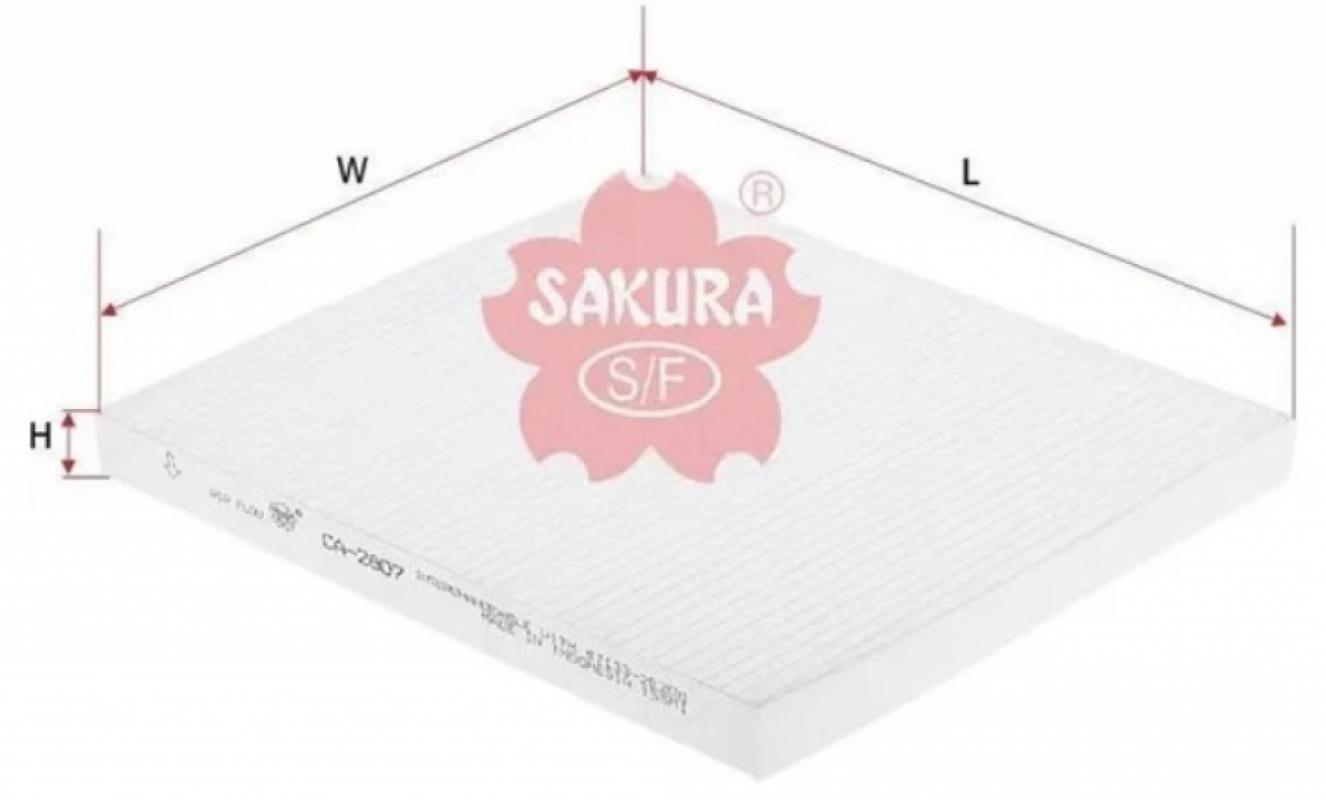 Фильтр салонный Sakura CAС2807