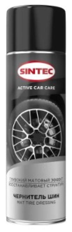 Sintec Чернитель шин матовый Deep Black Rubber Mat 650мл (аэрозоль) (ПТ)
