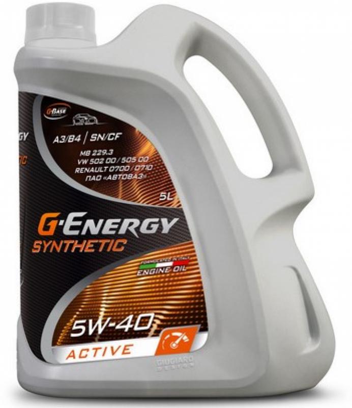 G-Energy SYNTHETIC ACTIVE 5W-40 5л.