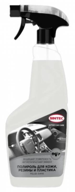 Sintec Полироль для кожи, резины и пластика Polish Shine 550мл (спрей)