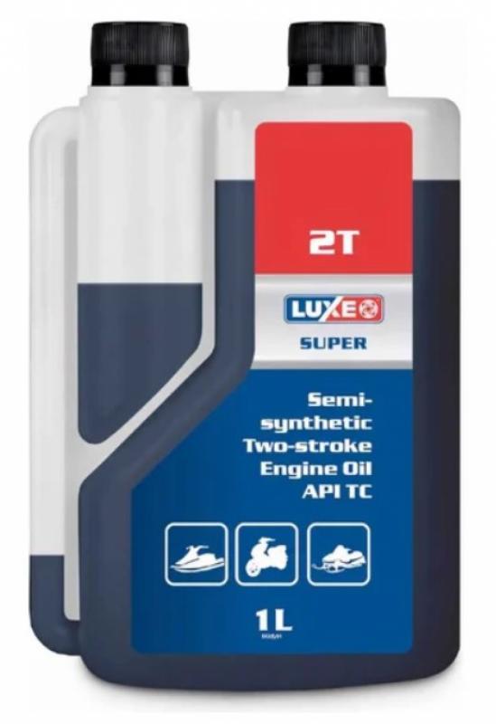 LUXЕ (2Ts) Супер 2Т  Масло моторное 1л п/синт. с дозатором