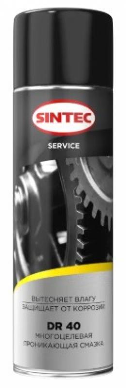 Sintec Смазка многоцелевая проникающая DR 40 650мл (аэрозоль)