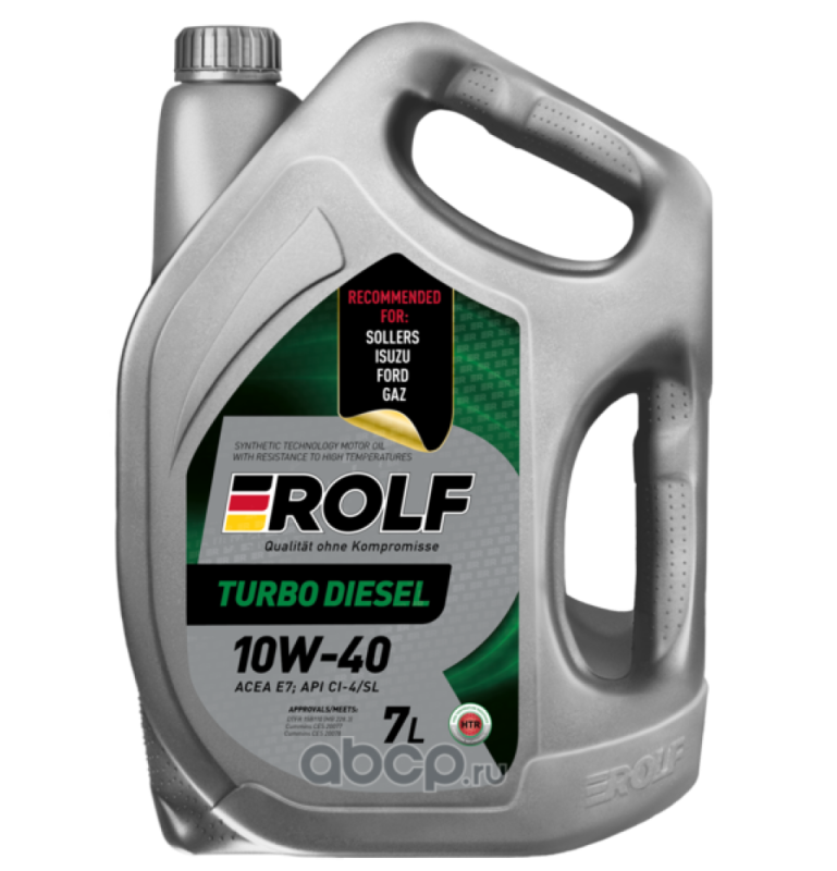 Rolf Turbo Diesel 10W-40 E7 CI-4/SL 7л