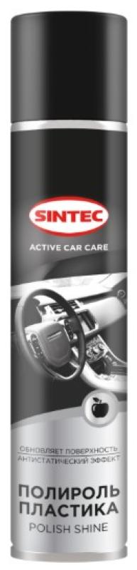 Sintec Полироль пластика салона Polish Shine яблоко 400мл (аэрозоль)