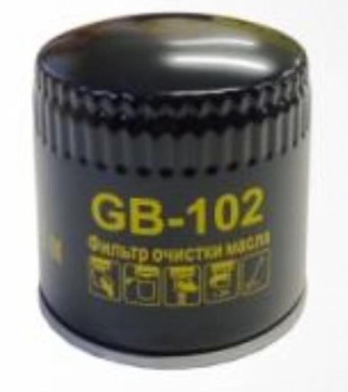 102 в инд.уп.LADA ВАЗ 2101-07 Фильтр масляный GB  Нива 2121 (1х12)
