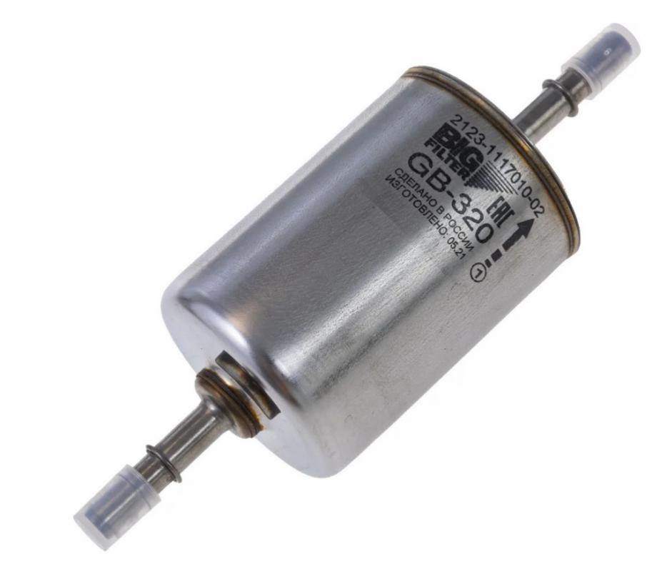 320 вк (ВАЗ 2115 Нива-Шевроле) Фильтр топливный BIG Штуцер GB (40)