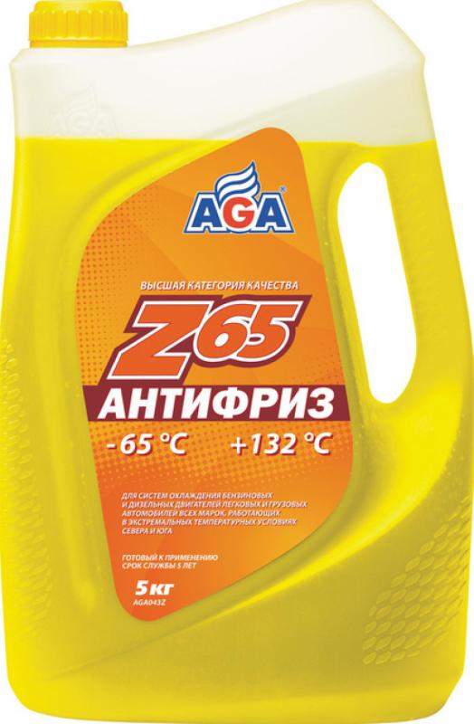 Антифриз AGA- Z65 5л. (г желтый -65 С) (2)