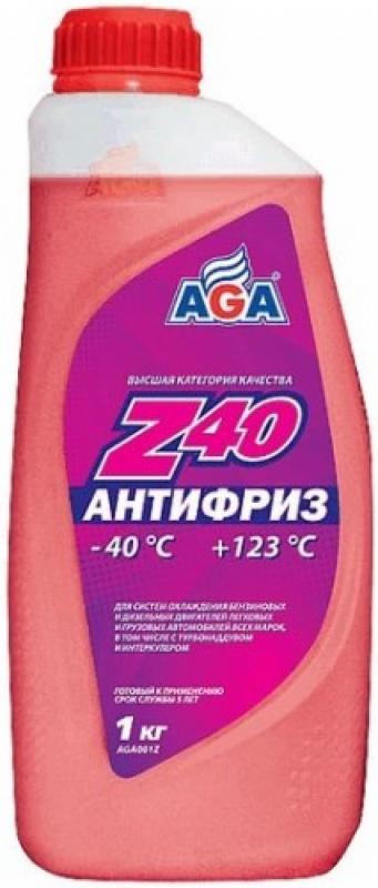 Антифриз AGA- Z40 1л. КРАСНЫЙ (1*10)
