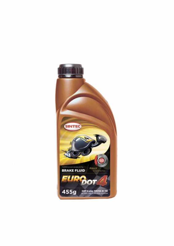 Тормозная жидкость Sintec EURO DOT-4 455гр.