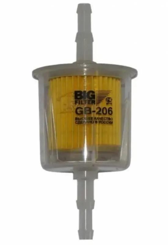 206 BIG  Универсальный. ГАЗ, LADA, УАЗ. Прямопроточный (6мм, 8мм х 6мм, 8мм