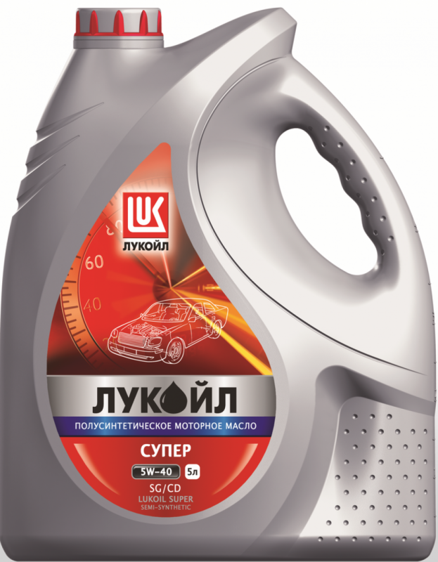 ЛУКОЙЛ СУПЕР 5W-40 5л.