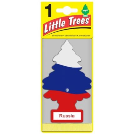 CAR-FRESHNER Ароматизатор 19974 "Елочка Российский Флаг"