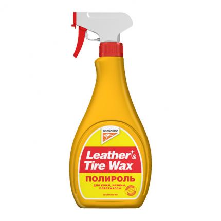 Kangaroo Leather & Tire Wax - полироль панели (рез., кожа, пласт.)  (500 мл)