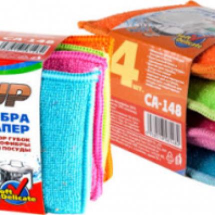 City Up CA - 148  Набор губок  из микрофибры (4шт)