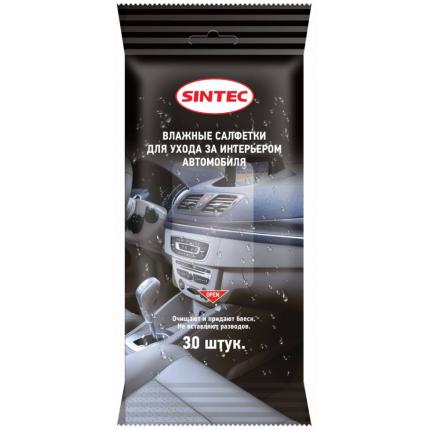 Sintec Влажные салфетки для ухода за интерьером ( 30шт)