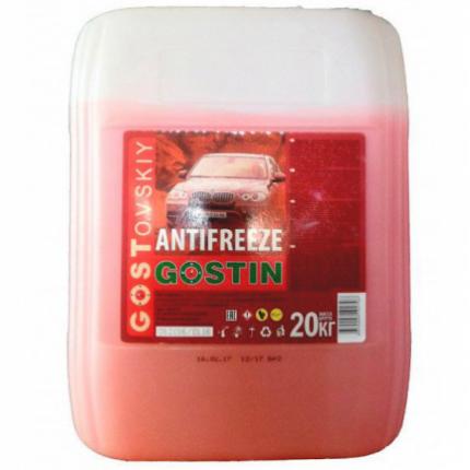 ГОСТ Антифриз красный -40 20 кг.