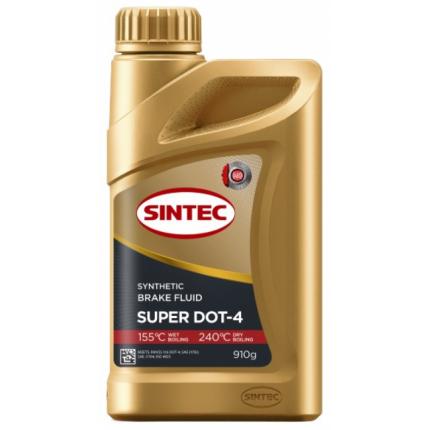 Sintec Жидкость тормозная Super DOT-4 910г