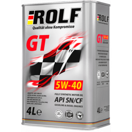 Rolf GT 5W-40 A3/B4 SN/CF 4л.