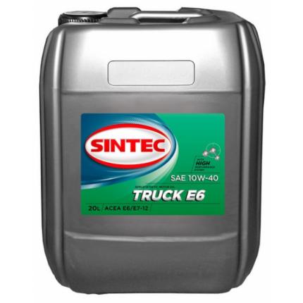 SINTEC TRUCK SAE 10W-40 ACEA E6/E7 20л.