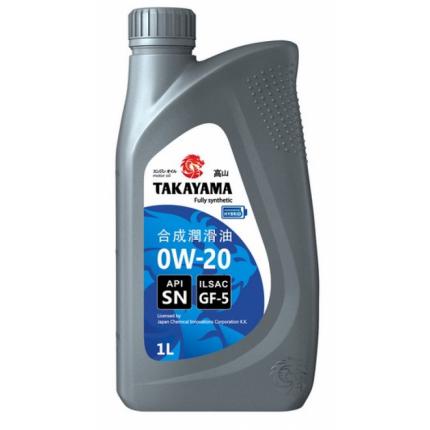 TAKAYAMA SAE 0W-20 ILSAC GF-5 API SN 1л.