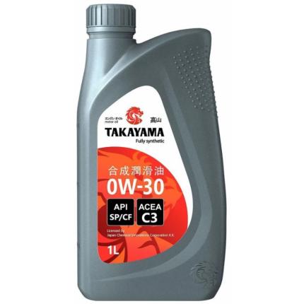 TAKAYAMA SAE  0W-30 API SP/CF, ACEA C3 1л.