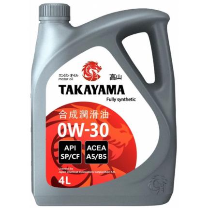 TAKAYAMA SAE  0W-30 API SP/CF, ACEA A5/B5 4л.