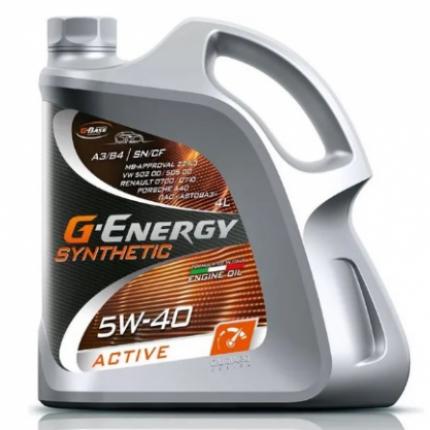 G-Energy SYNTHETIC ACTIVE 5W-40 4л.
