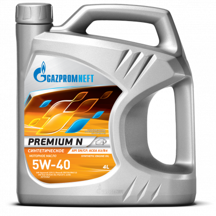 Gazpromneft Premium N 5W-40 4л.