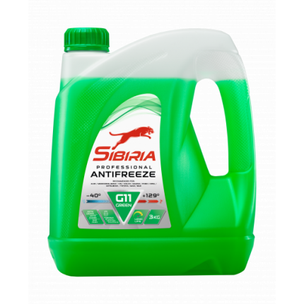 Sibiria Antifreeze G11 green -40 3кг