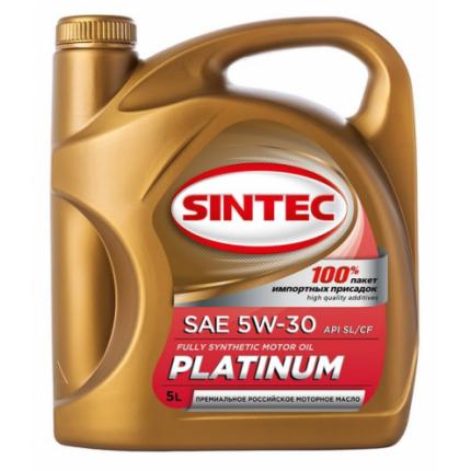 SINTEC PLATINUM SAE 5W-30 API SL/CF ACEA A3/B4 5л.