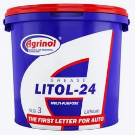 Смазка Литол-24 ГОСТ (ведро 4,5кг) Агринол